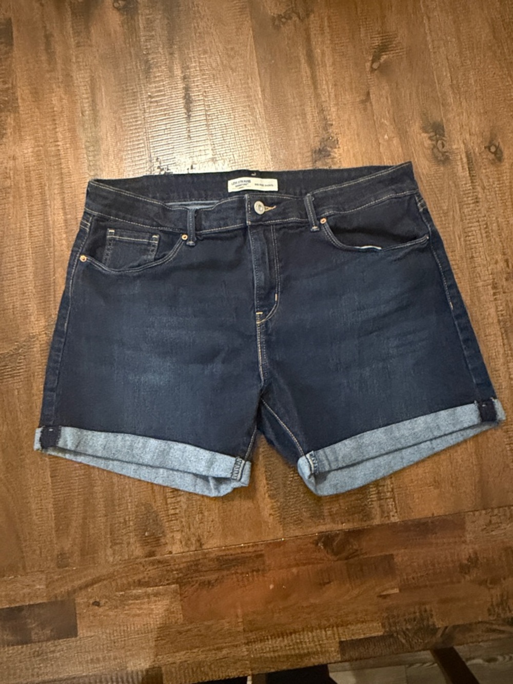 Signature by Levi Strauss Rolled  Cuffed Shorts